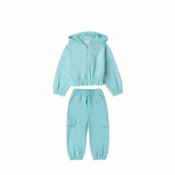 Sarabanda 0B203 0B218 Girl's Mint Green Jumpsuit