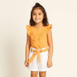 Birba 20015 21021 Completo arancio bambina