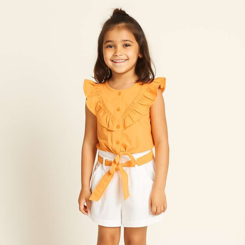 Birba 20015 21021 Completo arancio bambina