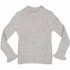 Birba 34070 Girl's grey melange turtleneck