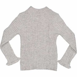 Birba 34070 Girl's grey melange turtleneck