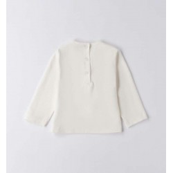 Minibanda 3F711 T-shirt cuore neonata