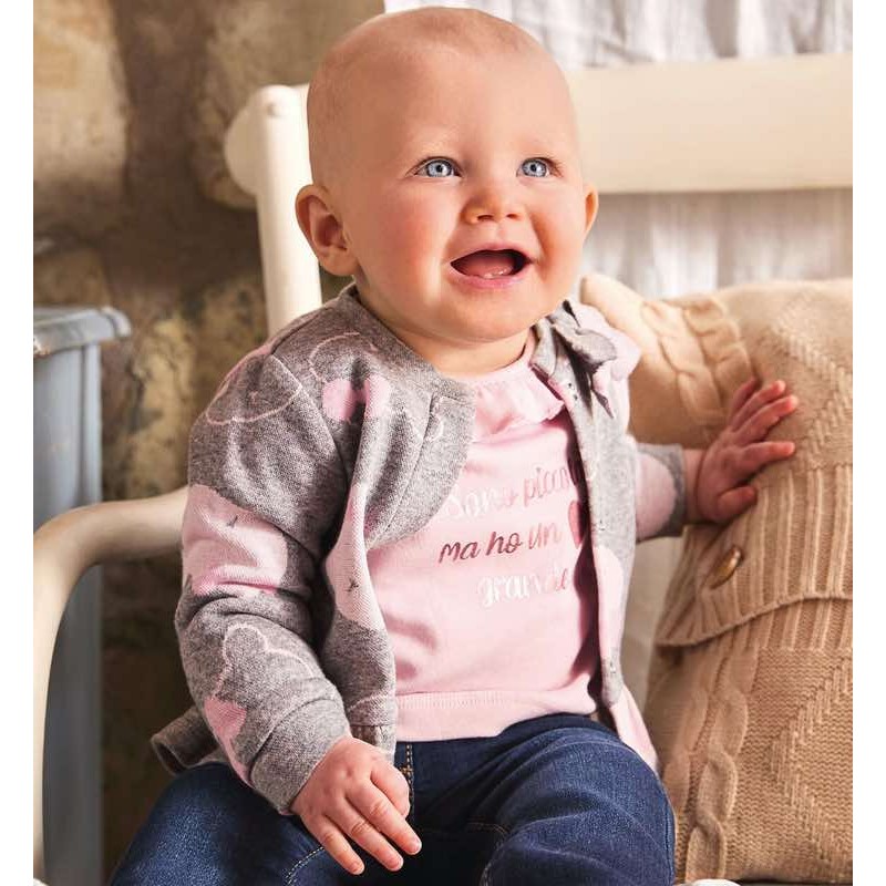 Minibanda 3F713 Newborn Sweatshirt Jacket