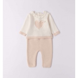 Minibanda 3F761 Newborn ceremony tricot set