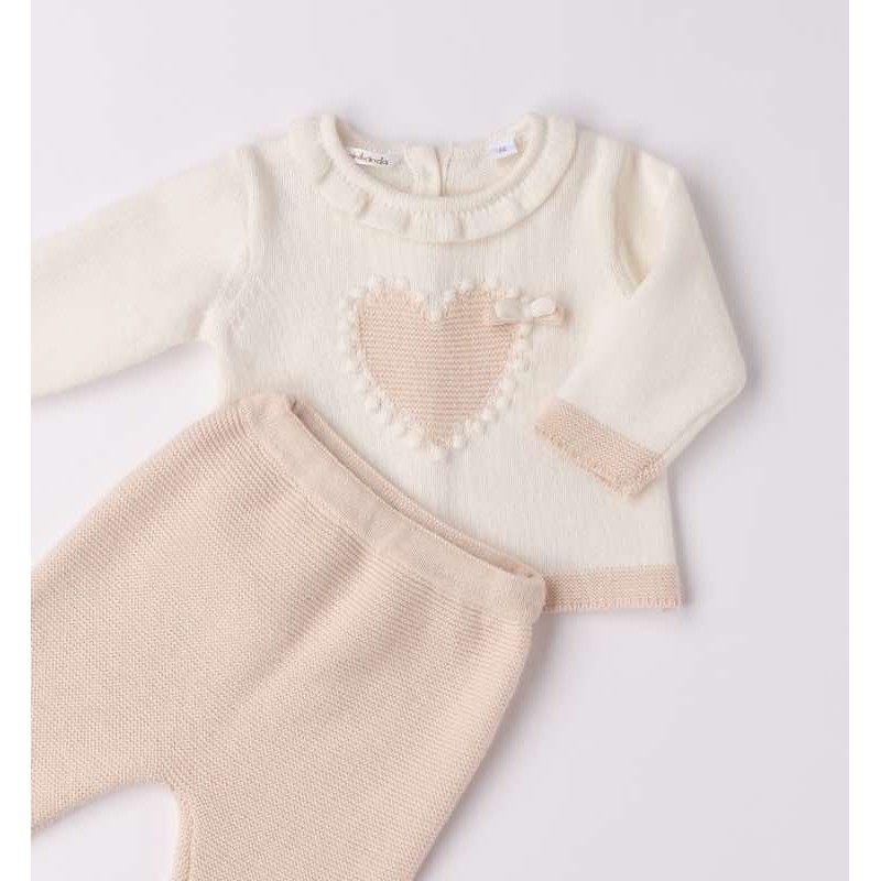 Minibanda 3F761 Newborn ceremony tricot set