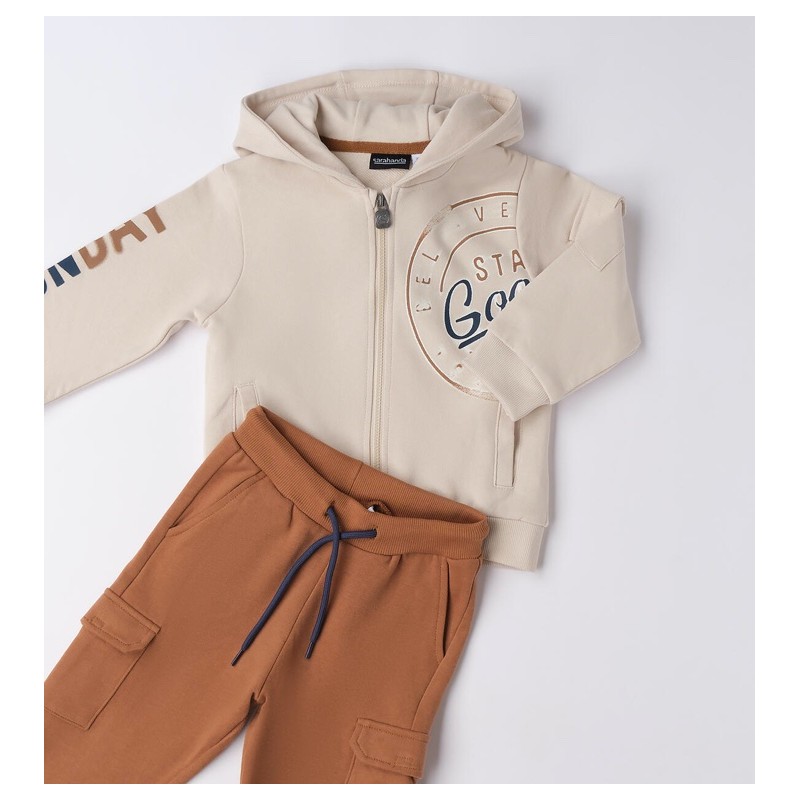 Sarabanda 0F004 Cotton Jumpsuit Child