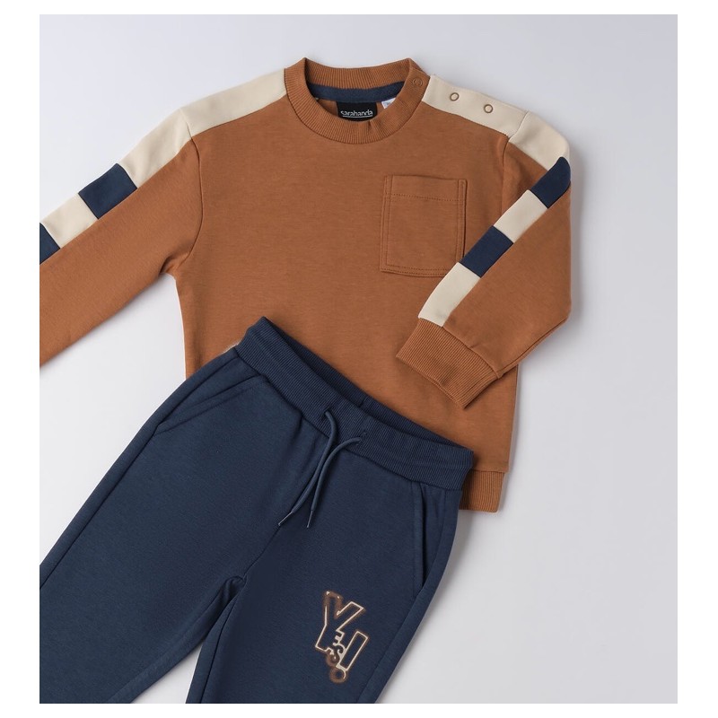 Sarabanda 0F005 Tuta interlock bambino