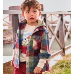 Sarabanda 0F122 Camicia twill pesante bambino