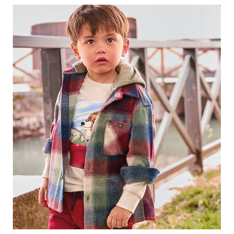 Sarabanda 0F122 Camicia twill pesante bambino