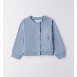Sarabanda 0F226 Felpa cuori bambina