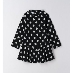 Sarabanda 0F337 Polka dot dress for girls