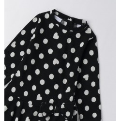 Sarabanda 0F337 Polka dot dress for girls