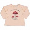 Birba 34046 Baby Girl Mushroom T-Shirt