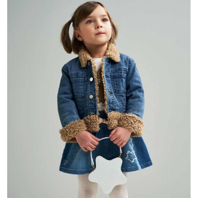 Sarabanda 0F373 Girl's denim jacket