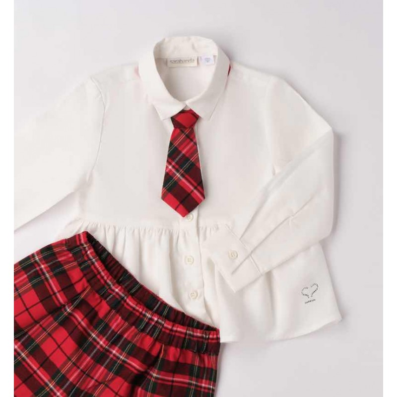 Sarabanda 0F372 Girl's Christmas Outfit