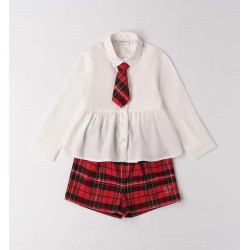 Sarabanda 0F372 Girl's Christmas Outfit
