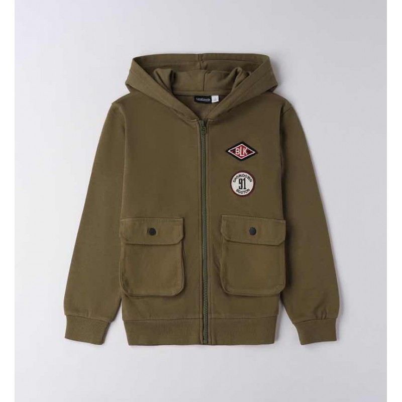 Sarabanda 0F660 Felpa aperta ragazzo