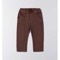 Sarabanda 0F171 Pantalone marrone bambino