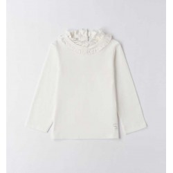 Sarabanda 0F321 Girl's cream turtleneck