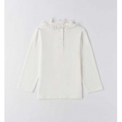 Sarabanda 0F321 Girl's cream turtleneck