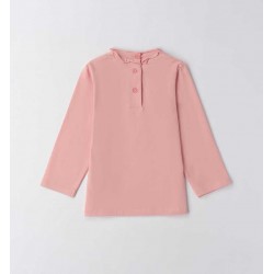Sarabanda 0F321 Girl's Pink Turtleneck