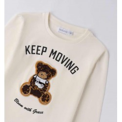 Sarabanda 0F524 T-shirt orsetto ragazza