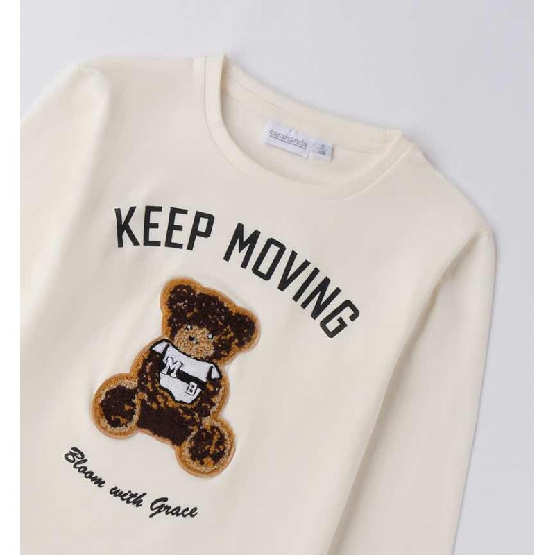 Sarabanda 0F524 Teddy Bear T-Shirt Girl