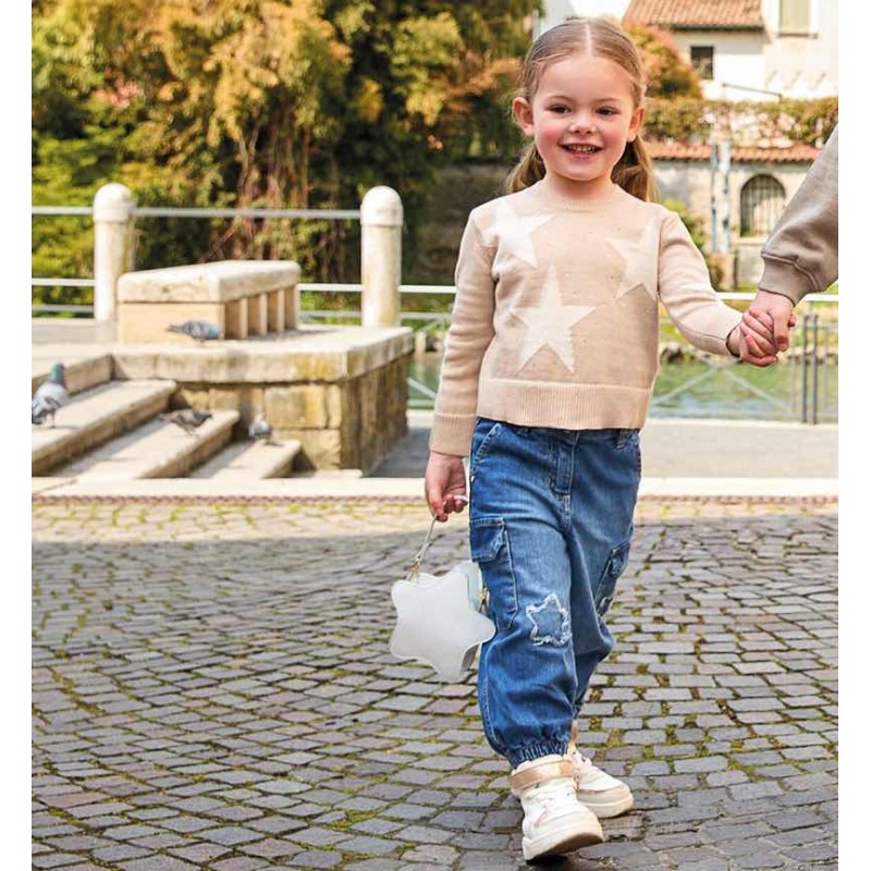 Sarabanda 0F355 Girls' Star Jeans