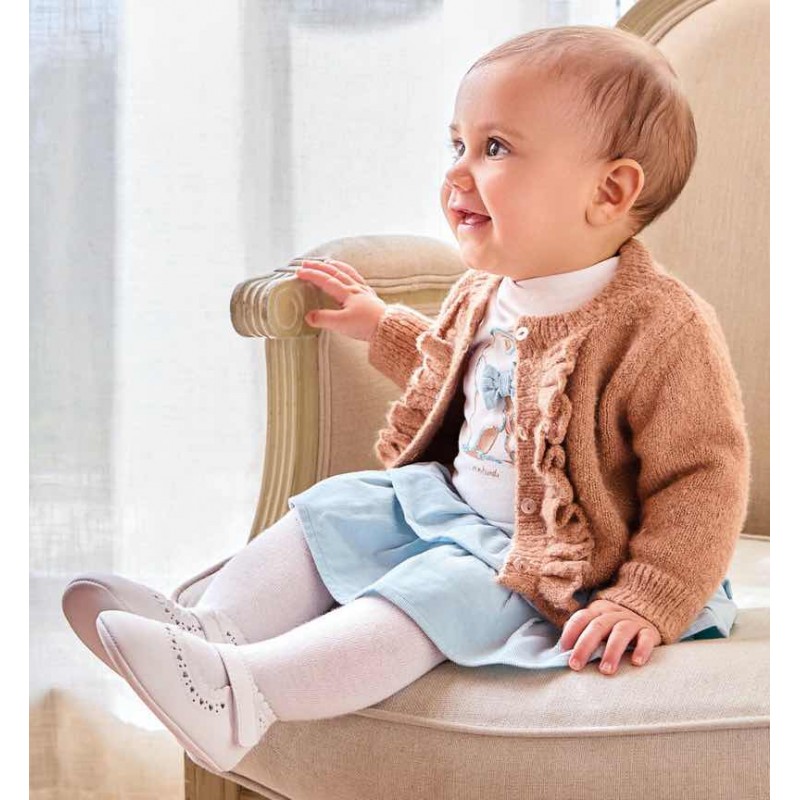 Minibanda 3F706 Cardigan tricot neonata