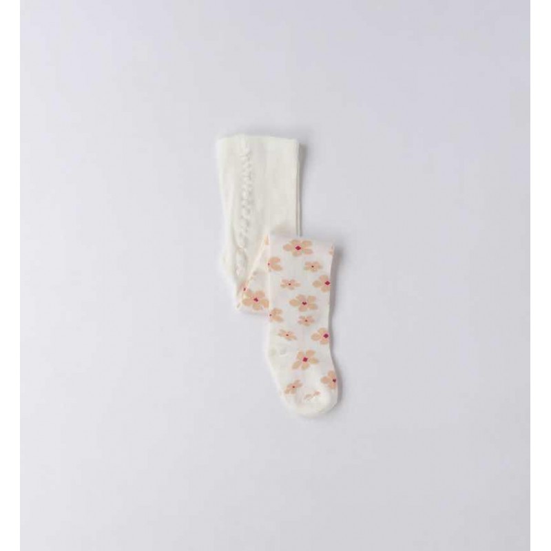 Sarabanda 0F90871 Collant fiori bambina