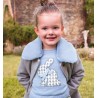 Sarabanda 0F334 Maglia tricot coniglio bambina
