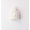 Minibanda 3F302 Unisex Cream Newborn Cap