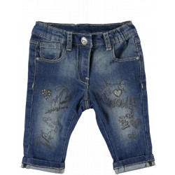 Sarabanda 0M241 Pinocchietto jeans bambina