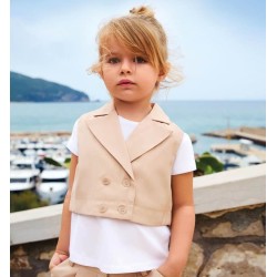 Sarabanda 0G244 0G252 Completo gilet e pantalone bambina