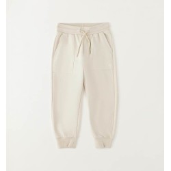 Sarabanda 0G047 Boy's ecru tracksuit trousers