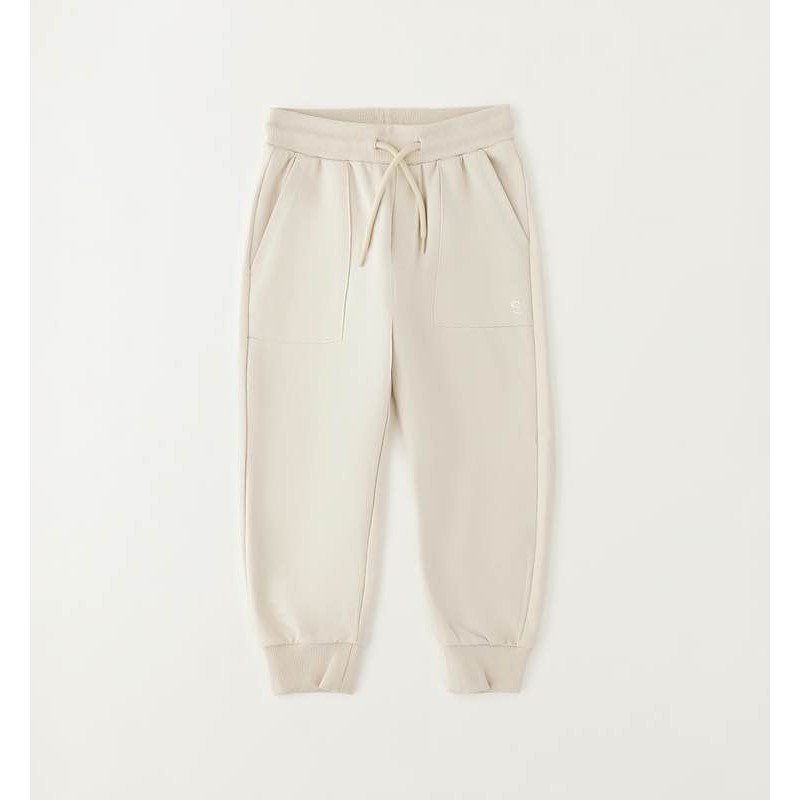 Sarabanda 0G047 Boy's ecru tracksuit trousers
