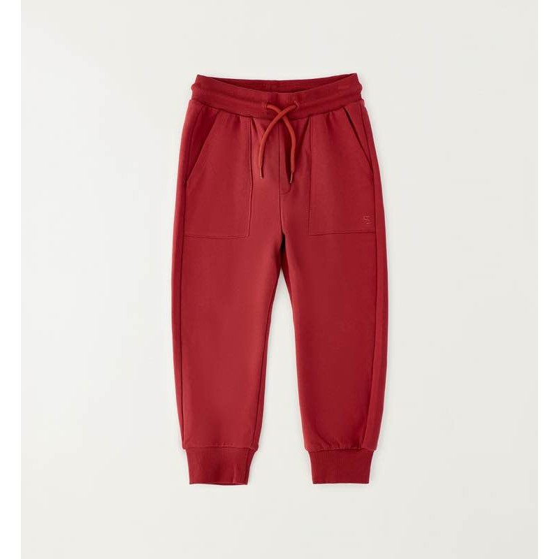 Sarabanda 0G047 Pantalone tuta dark red bambino