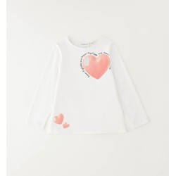 Sarabanda 0G224 Girl's Heart T-Shirt