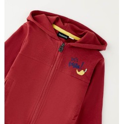 Sarabanda 0G024 Boy's dark red sweatshirt