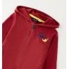 Sarabanda 0G024 Felpa dark red bambino