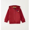 Sarabanda 0G024 Boy's dark red sweatshirt