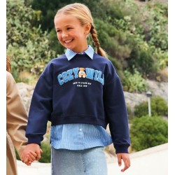 Sarabanda 0G530 Cozy Wild Girl Sweatshirt