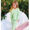 Sarabanda 0G458 Girl's elegant twill trousers