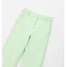 Sarabanda 0G458 Pantalone elegante in twill verde bambina