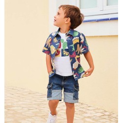 Sarabanda 0G015 Camicia estiva bambino
