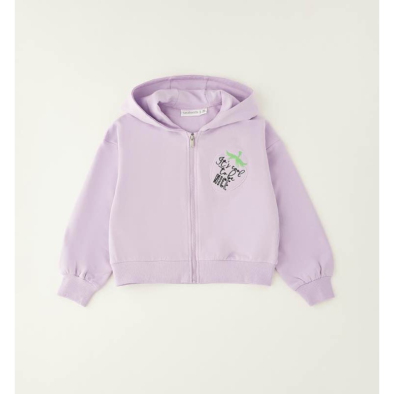 Sarabanda 0G300 Felpa lilla bambina