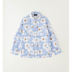 Sarabanda 0G111 Elegant Shirt Flowers Child