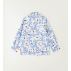 Sarabanda 0G111 Camicia elegante fiori bambino