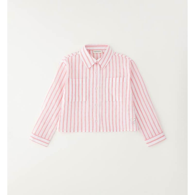 Sarabanda 0G226 Camicia crop bambina