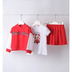 Sarabanda 0G208 Girl's three-piece suit